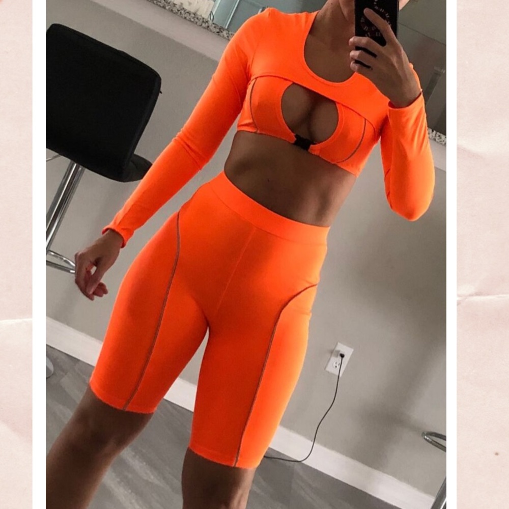 Biker Short Set 🍊